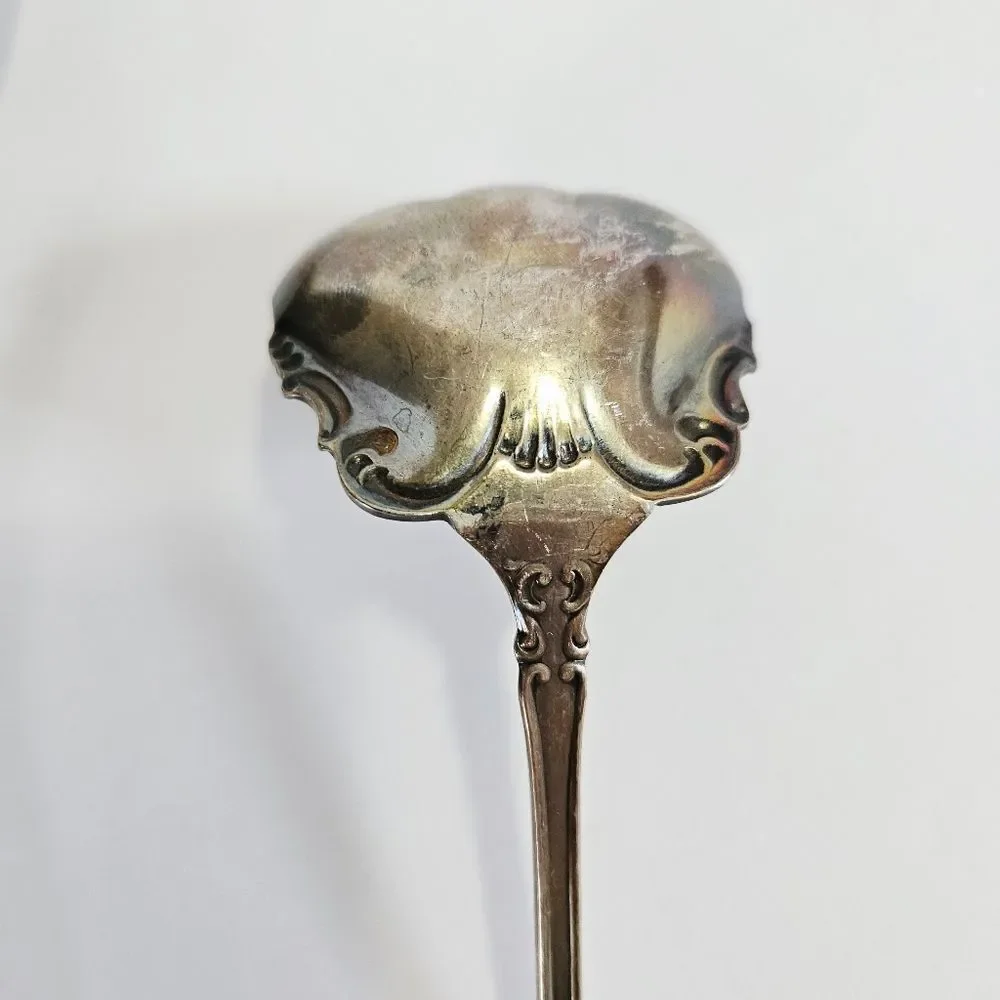 WM Rogers & Co. Oxford Pattern AA Silver Plated Serving Meat Fish Forks & Ladle